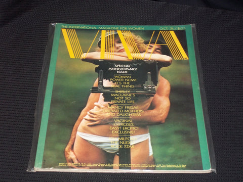 1974 OCTOBER VIVA MAGAZINE - WOMEN'S INTERNATIONAL FRONT COVER - E 4200