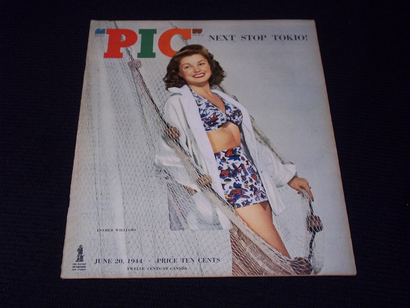 1944 JUNE 20 PIC MAGAZINE - ESTHER WILLIAMS FRONT COVER - E 20566