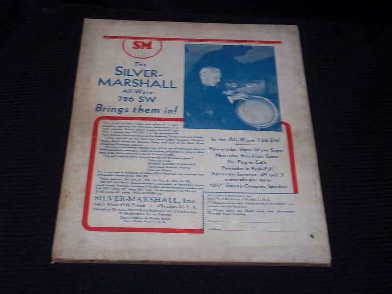 1932 JANUARY RADIO NEWS MAGAZINE - ELECTRIC EAR FRONT COVER - E 5230