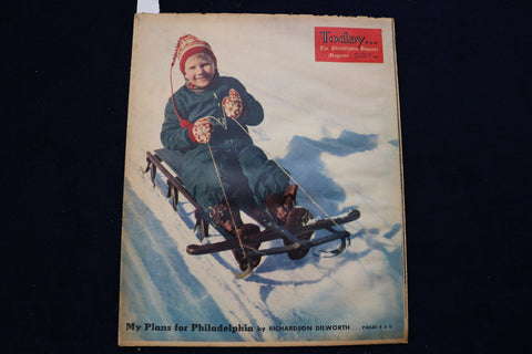 1956 JAN 1 TODAY SECTION MAGAZINE - MY PLANS FOR PHILADELPHIA STORY - E 23300