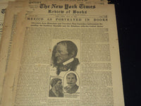 1916 NEW YORK TIMES NEWSPAPER BOOK REVIEW SECTIONS LOT OF 30 ISSUES - O 3221D