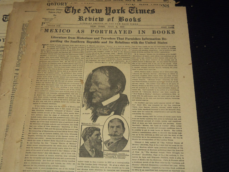 1916 NEW YORK TIMES NEWSPAPER BOOK REVIEW SECTIONS LOT OF 30 ISSUES - O 3221D