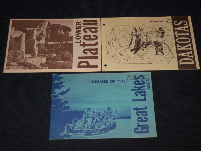 1965-1968 INDIANS OF SERIES LOT OF 11 - SOFTCOVER BOOKS - NICE PHOTOS - J 7418
