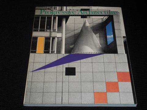 1986 APRIL PROGRESSIVE ARCHITECTURE MAGAZINE - MAKI COVER - E 4107