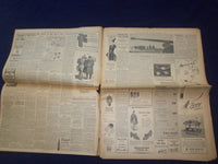 1942 NOV 5 NEW YORK TIMES - ROMMEL IN FULL RETREAT, TANKS, GUNS SMASHED- NP 6511