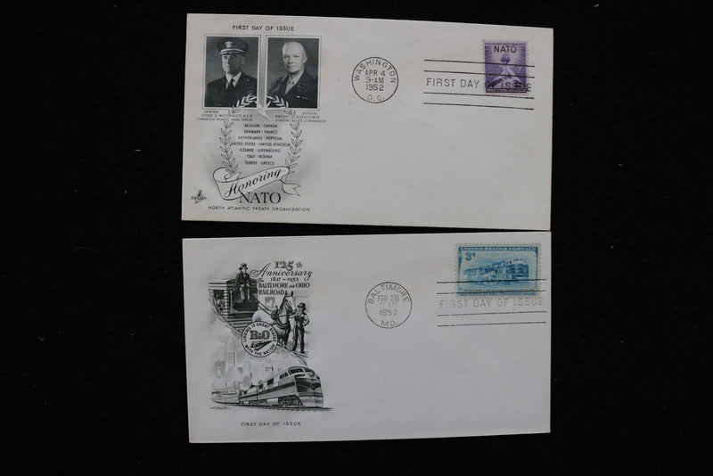 1947-1952 FIRST DAY COVERS - LOT OF 11 - K 3057