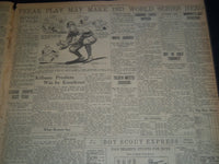1921 SEPTEMBER 17 DENVER EXPRESS NEWSPAPER - MOB BURNS FATTY FILM - NT 7550