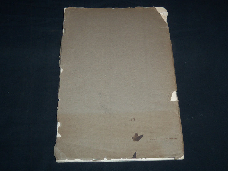 1916 ST. JOSEPH COUNTY PAGEANT PROGRAM - SOUTH BEND INDIANA - J 8735