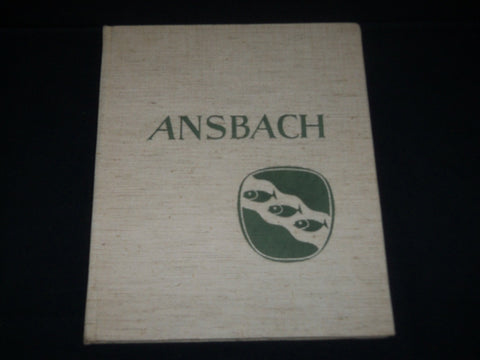 1961 BILDBUCH DER STADT ANSBACH BOOK BY HANNS BEER - GERMAN - KD 5242
