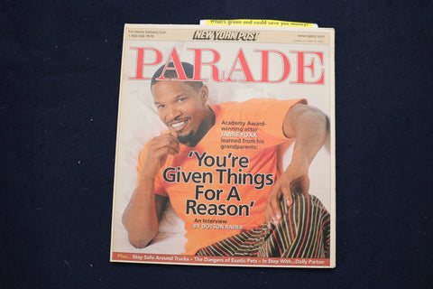 2005 OCTOBER 30 PARADE MAGAZINE - JAMIE FOXX COVER - E 18346
