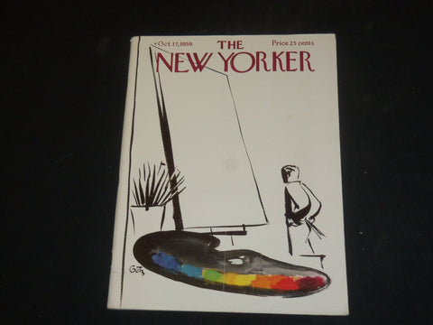 1959 OCTOBER 17 THE NEW YORKER MAGAZINE - ILLUSTRATED COVER - NY 1085