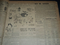 1905 MARCH 22 THE BOSTON HERALD - STEAM ABOVE LIMIT ON BROCKTON - BH 144