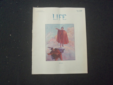 1914 MARCH 19 LIFE MAGAZINE - DEPOSED - L 758Y