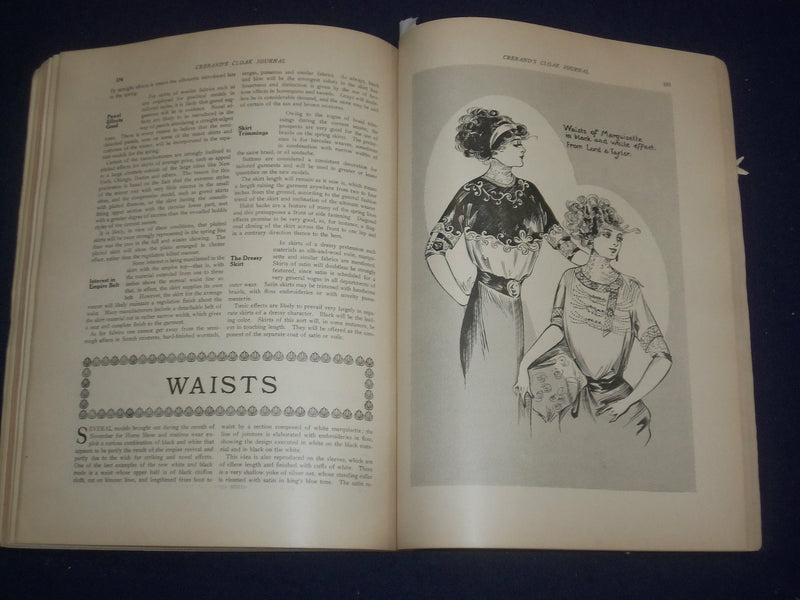 1910 DECEMBER CRERAND'S CLOAK JOURNAL - J 6010