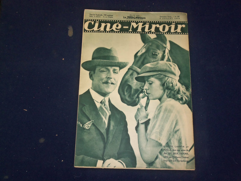 1936 JULY 3 CINE-MIROIR MOVIE MAGAZINE - SYLVIA SYDNEY COVER - FRENCH - B 6534