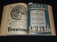 1923 APRIL 14-SEPTEMBER 29 FORBES MAGAZINE BOUND VOLUME - NICE ADS - R 10D