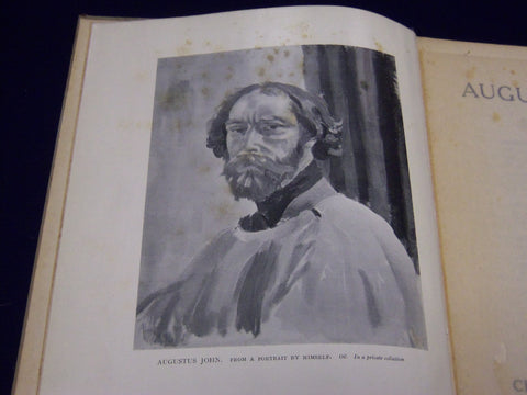1923 AUGUSTUS JOHN EDITED BY ALBERT RUTHERSTON VOLUME W/ PLATES - KD 3559
