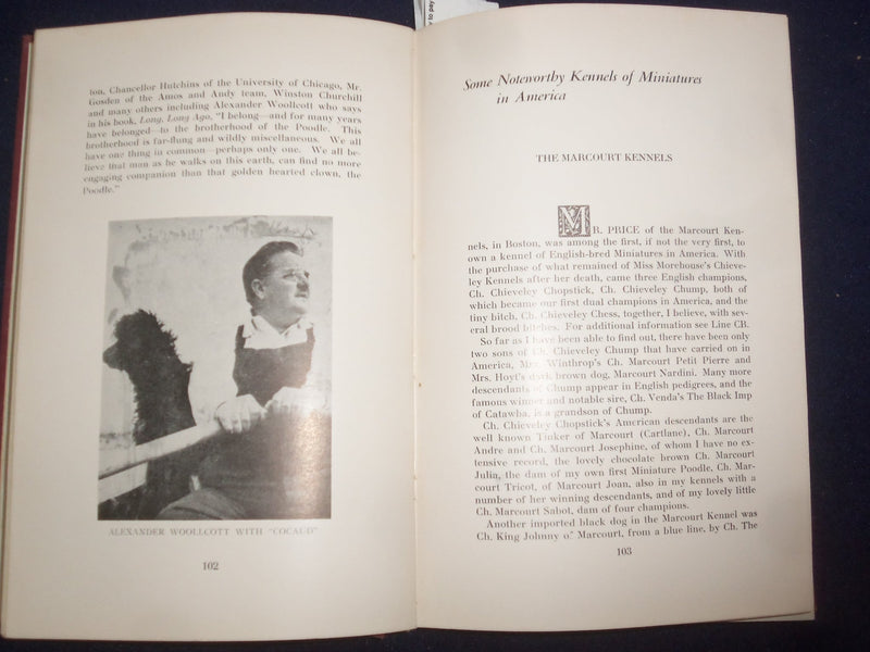 1951 THE COMPLETE POODLE HARDCOVER BOOK BY LYDIA HOPKINS - KD 9091