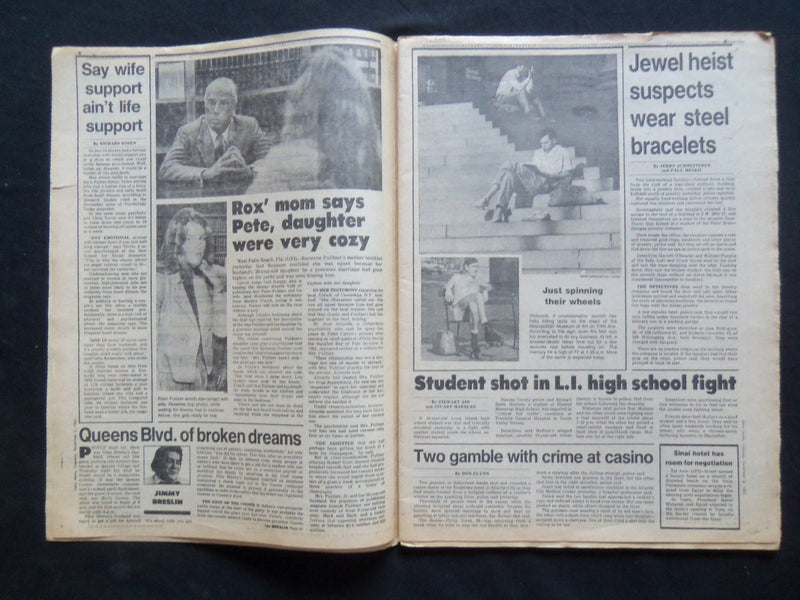 1982 NOVEMBER 2 NY DAILY NEWS NEWSPAPER - PULITZER TRIAL - KUHN AXED - NP 2469