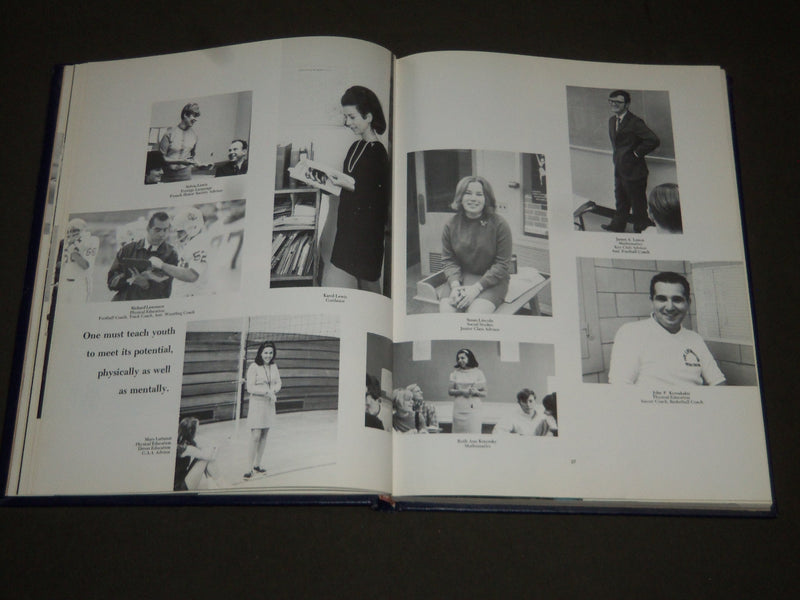1969 CLAYMORE GOV. LIVINGSTON REGIONAL HIGH SCHOOL YEARBOOK - NEW JERSEY- YB 916