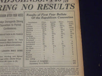 1920 JUNE 12 NEW YORK TIMES - FOUR BALLOTS, NO NOMINATION - NT 9112
