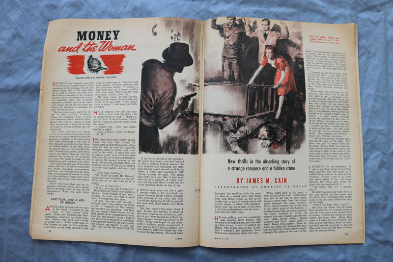 1940 MARCH 9 LIBERTY MAGAZINE - THE GIRL NEXT DOOR - ST 5509X