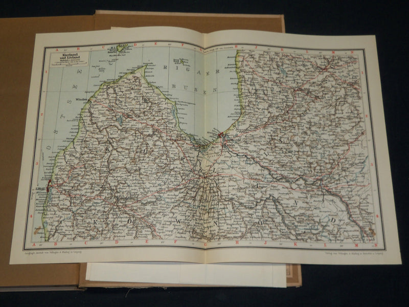 1915 DER WELTKRIEG ILLUSTRIERTE GERMAN VOLUMES LOT OF 3 - NICE MAPS - KD 4047A