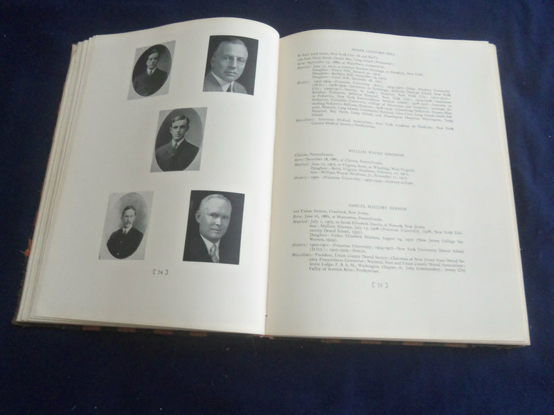 1904 PRINCETON UNIVERSITY 25 YEAR RECORD PUBLISHED 1929 -PRINCETON, NJ - YB 2713