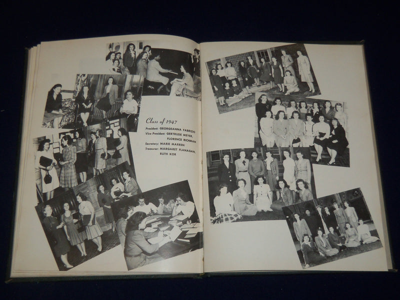1947 TOWER JERSEY CITY NEW JERSEY STATE COLLEGE YEARBOOK - GREAT PHOTOS - YB 721