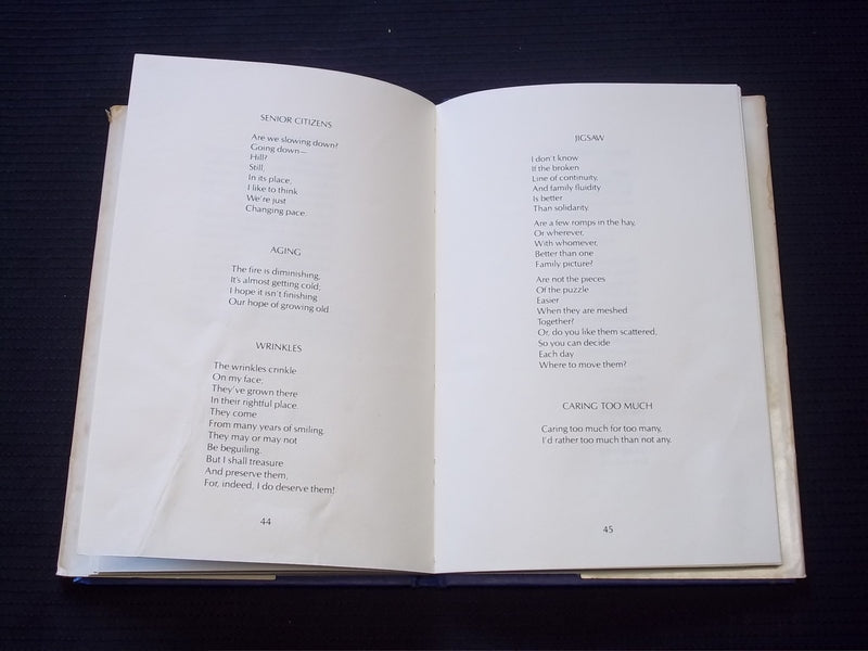 1983 POEMS FOR DRINKERS AND OTHER THINKERS BOOK SIGNED BY GREENFIELD - KD 7548