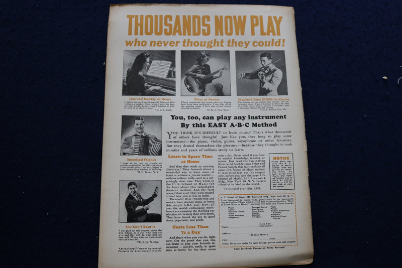 1946 FEBRUARY SONG PARADE MAGAZINE - FRANK SINATRA COVER - E 9166