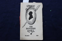 1910-1911 THEBOWDOIN QUILL SOFTCOVER BOOKS- LOT OF 2 - K 831
