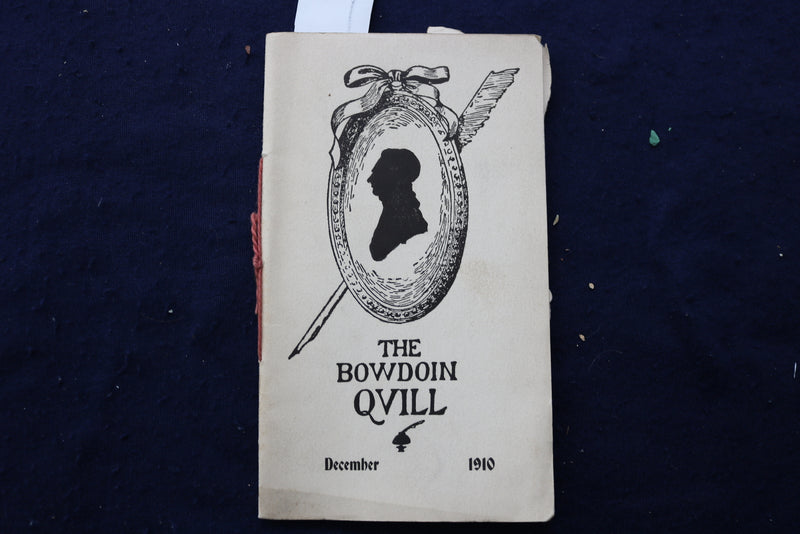 1910-1911 THEBOWDOIN QUILL SOFTCOVER BOOKS- LOT OF 2 - K 831