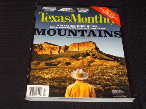 2009 OCTOBER TEXAS MONTHLY MAGAZINE - MOUNTAINS FRONT COVER - E 7496