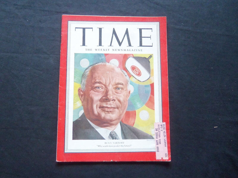 1951 JULY 23 TIME MAGAZINE- DAVID SARNOFF, RADIO CORPORATION OF AMERICA - T 1288