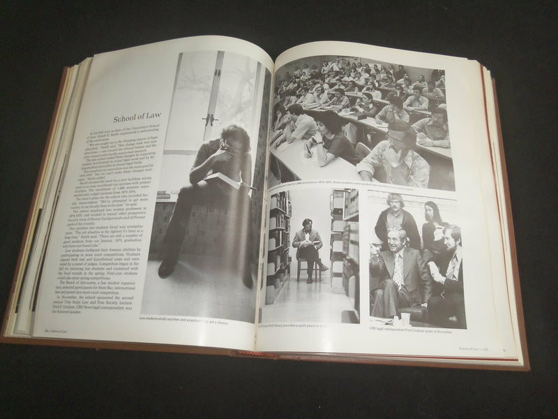 1975 CACTUS UNIVERSITY OF TEXAS AT AUSTIN YEARBOOK - AUSTIN, TEXAS - YB 2506