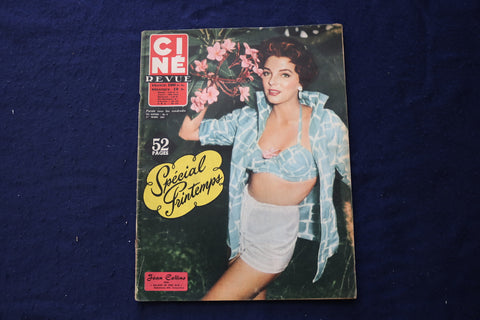 1957 MARCH 1 CINE REVUE MAGAZINE - JOAN COLLINS COVER - E 23481