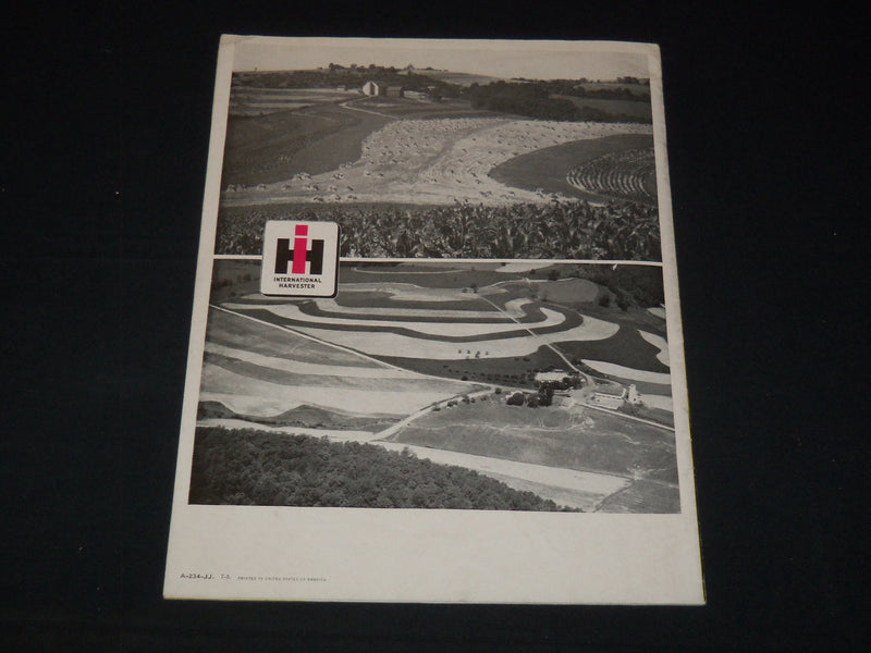 1960'S SOIL CONSERVATION BROCHURE - INTERNATIONAL HARVESTER - K 2088