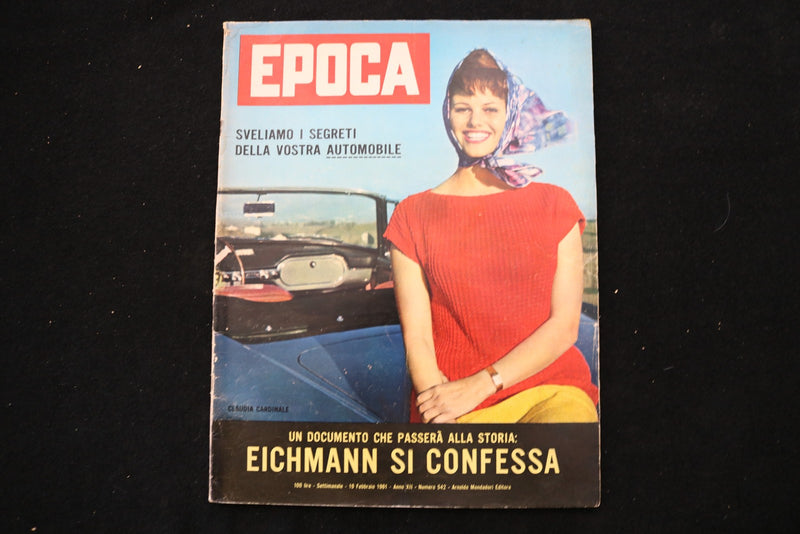 1961 FEBRUARY 19 EPOCA MAGAZINE - CLAUDIA CARDINALE COVER - E 25899