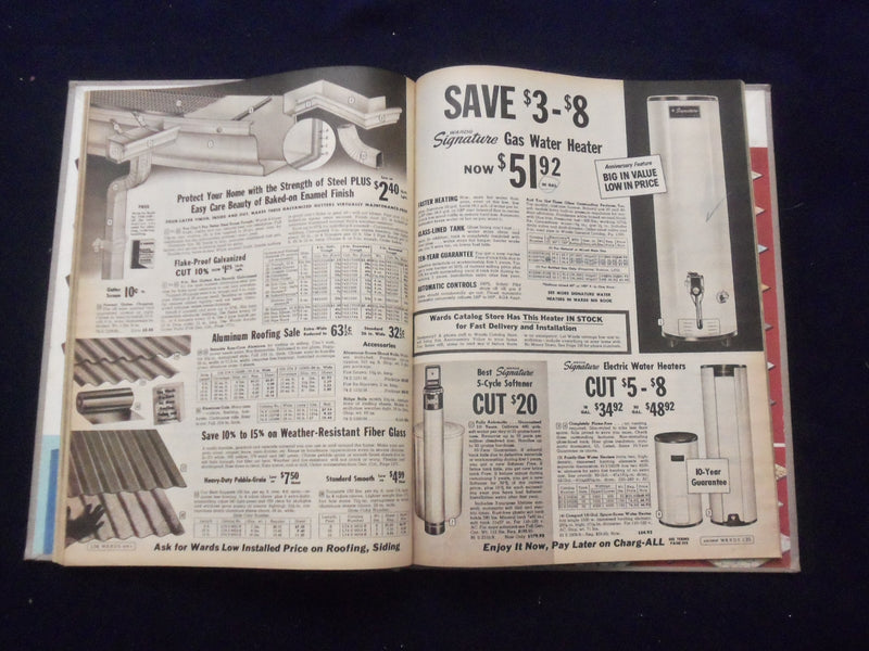 1964 MONTGOMERY WARD 92ND ANNIV. SALE CATALOG -HARDCOVER- KANSAS CITY,MO - R 96D