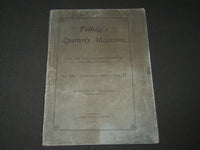 1883 JANUARY TULLIDGE'S QUARTERLY MAGAZINE - EDWARD W. TULLIDGE - J 3359