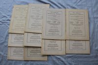 1927 & 1934 THE AMERICAN MATHEMATICAL MONTHLY MAGAZINE - LOT OF 20 - O 3881