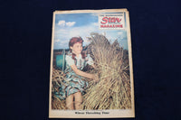 1952 JULY 13 WASHINGTON STAR PICTORIAL MAGAZINE - WHEAT THRESHING - E 23324