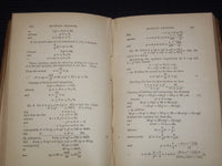 1854 A TREATISE OF ALGEBRA BOOK BY SAMUEL ALSOP - THIRD EDITION - J 8120
