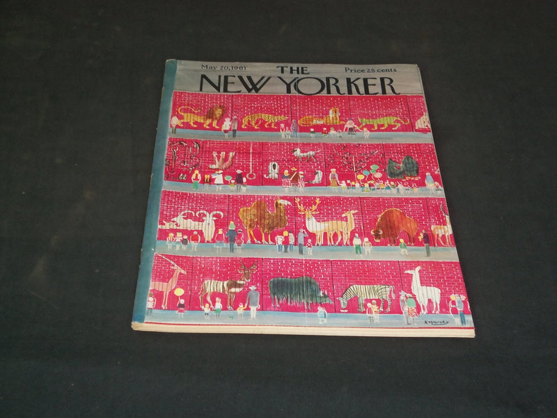 1961 MAY 20 THE NEW YORKER MAGAZINE - ILLUSTRATED COVER - NY 770
