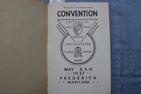1937 CATHOLIC STUDENTS MISSION CONVENTION PROGRAM - AUTOGRAPHS - K 3119
