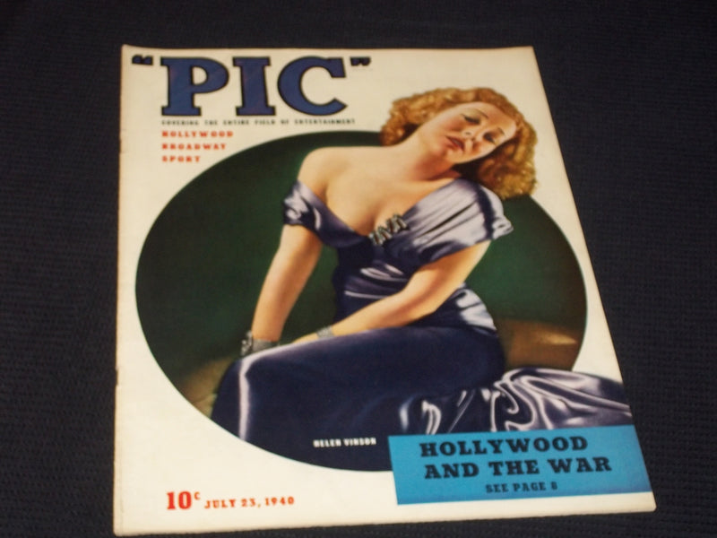1940 JULY 23 PIC MAGAZINE - HELEN VINSON COVER - E 5035