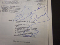 1987 MAY MAHLER AUTOGRAPHED PROGRAM - FLORENCE QUIVAR - MEZZO - J 5266