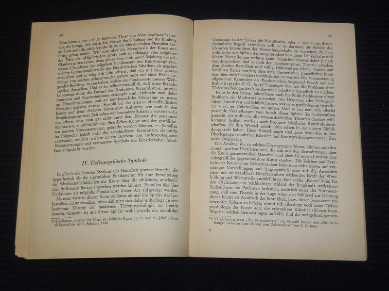 1952 ERSCHOPFTE KUNST ODER KUNSTFORMALISMUS BOOK BY GEORGI SCHISCHKOFF - J 9562
