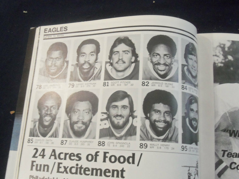 1979 OCTOBER 7 PRO MAGAZINE - WASH REDSKINS VS. PHILADELPHIA EAGLES - ST 2968D